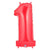 34" Megaloon Number 1 - Red - Betallic