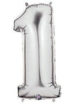 34" Megaloon Number 1 - Silver - Betallic