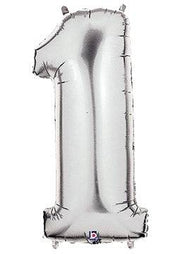 34" Megaloon Number 1 - Silver - Betallic