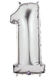 34" Megaloon Number 1 - Silver - Betallic