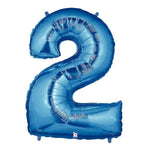 34" Megaloon Number 2 - Blue - Betallic