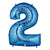 34" Megaloon Number 2 - Blue - Betallic