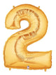 34" Megaloon Number 2 - Gold - Betallic
