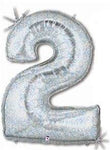 34" Megaloon Number 2 - Holographic - Betallic