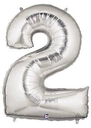 34" Megaloon Number 2 - Silver - Betallic