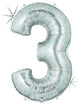 34" Megaloon Number 3 - Holographic - Betallic