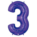 34" Megaloon Number 3 - Purple - Betallic