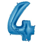 34" Megaloon Number 4 - Blue - Betallic