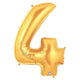 34" Megaloon Number 4 - Gold - Betallic
