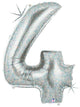 34" Megaloon Number 4 - Holographic - Betallic