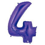 34" Megaloon Number 4 - Purple - Betallic