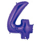 34" Megaloon Number 4 - Purple - Betallic