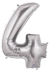 34" Megaloon Number 4 - Silver - Betallic