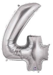 34" Megaloon Number 4 - Silver - Betallic