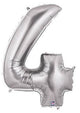 34" Megaloon Number 4 - Silver - Betallic