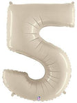 34" Megaloon Number 5 - White Sand - Betallic