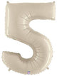 34" Megaloon Number 5 - White Sand - Betallic