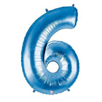 34" Megaloon Number 6 - Blue - Betallic