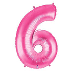 34" Megaloon Number 6 - Pink - Betallic