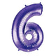 34" Megaloon Number 6 - Purple - Betallic