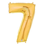 34" Megaloon Number 7 - Gold - Betallic