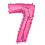34" Megaloon Number 7 - Pink - Betallic