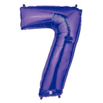 34" Megaloon Number 7 - Purple - Betallic