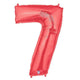34" Megaloon Number 7 - Red - Betallic