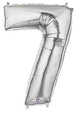 34" Megaloon Number 7 - Silver - Betallic