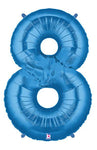 34" Megaloon Number 8 - Blue - Betallic