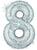 34" Megaloon Number 8 - Holographic - Betallic