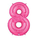34" Megaloon Number 8 - Pink - Betallic