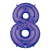 34" Megaloon Number 8 - Purple - Betallic