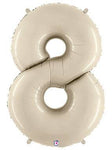 34" Megaloon Number 8 - White Sand - Betallic