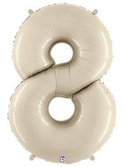 34" Megaloon Number 8 - White Sand - Betallic