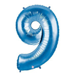34" Megaloon Number 9 - Blue - Betallic