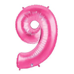 34" Megaloon Number 9 - Pink - Betallic