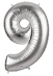34" Megaloon Number 9 - Silver - Betallic