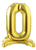 34" Standing Number Balloon - Gold - Winner Party