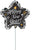 Happy New Year Star Ruffle 14" Balloon