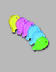 65 Gram Balloon Shape Weights - Pastel (10 count)