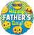 Happy Father's Day Emoticons 17" Balloon