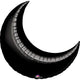 35" Crescent - Black (3ct) - Anagram