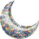 35" Crescent - Holographic Fireworks (3ct) - Anagram