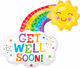 Get Well Soon! Happy Rainbow 30" Balloon