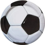 7" Paper Plates - Soccer (8ct) - Unique
