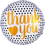 Thank You Modern Dots 17" Balloon