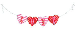 Love Bunting 41" Balloon