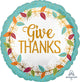 Give Thanks 17" Balloon