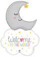 Welcome Baby Moon 42" Balloon